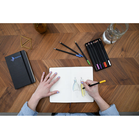 Color pencils on Moleskine sketchbook, 2019 : r/drawing