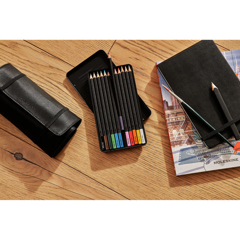 Moleskine® Coloring Kit - Sketchbook and Watercolor Pencils – InTandem  Promotions
