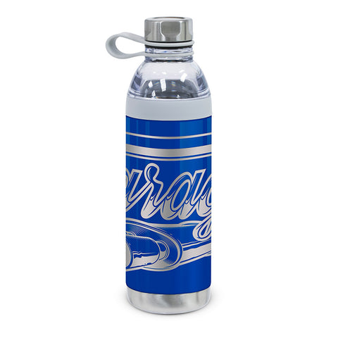 Dual Opening Stainless Steel Water Bottle - 20 Oz.