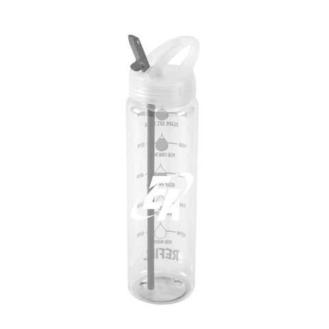 Water Bottle with Flip Up Spout & Hydration Mark - 32 Oz.